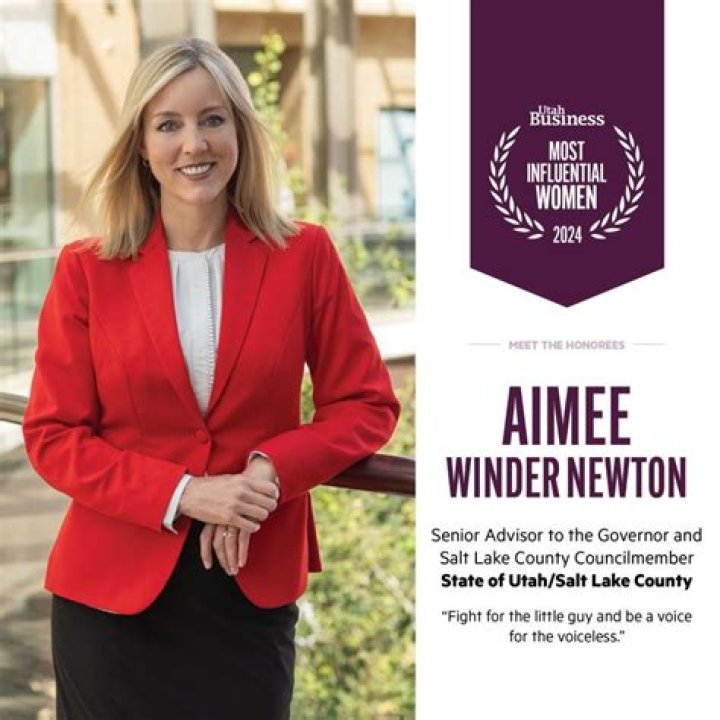 Aimee Winder Newton Biography, Age, Height, Husband, Net Worth, Family