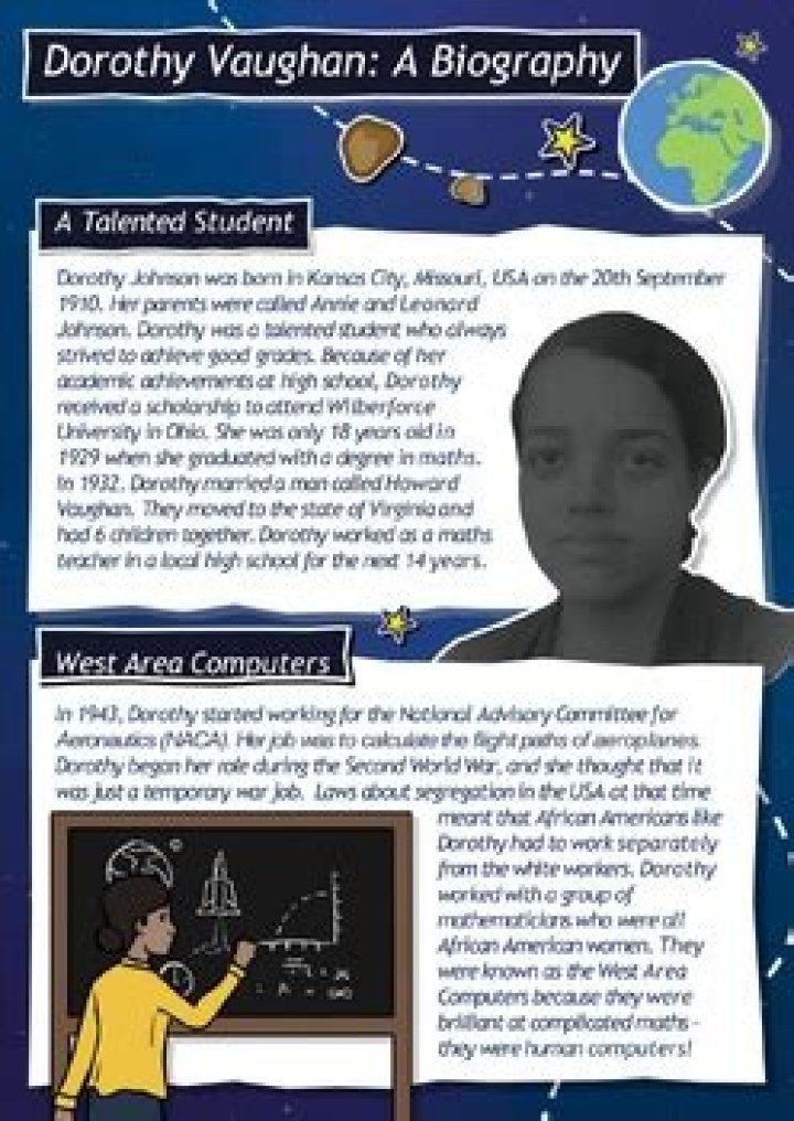 Dorothy Vaughan Biography, Age, Height, Husband, Net Worth, Family